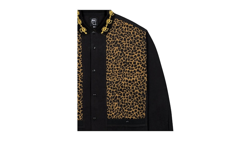 Brain Dead Cheetah Cabana Shirt Leopard/Black