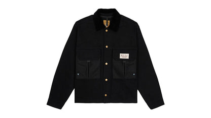 Brain Dead Cropped Chore Jacket Black