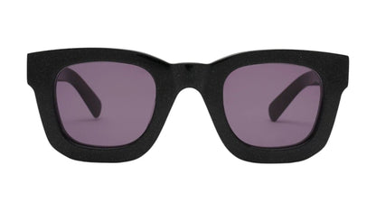 Brain Dead Elia Post Modern Primitive Eye Protection Sunglasses Black Sparkle