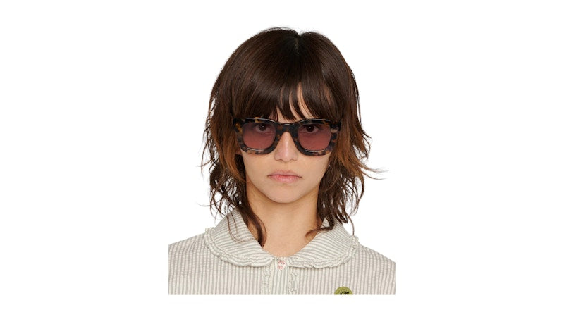 Brain Dead Elia Post Modern Primitive Eye Protection Sunglasses Brown Tortoise