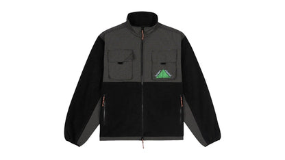 Brain Dead Equipment Ripstop Zip Fleece Jacket Black