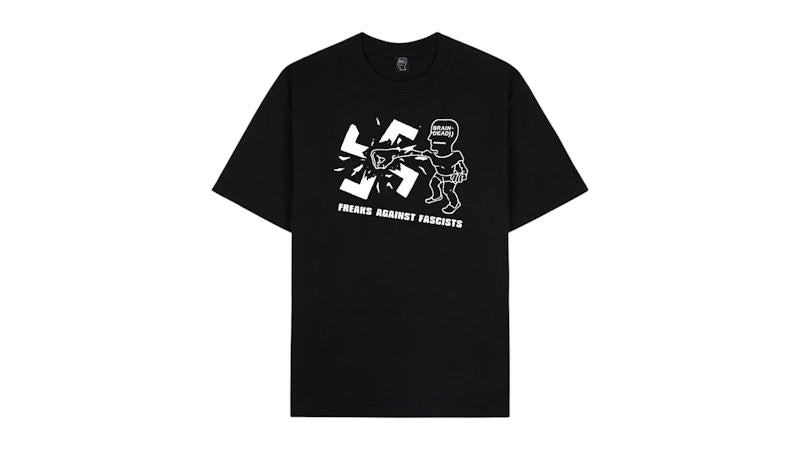 Brain Dead Freaks Against Fascists T-Shirt Black