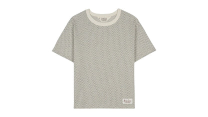 Brain Dead Jacquard Broken Stripe T-Shirt Grey