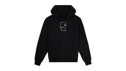 Brain Dead Logohead Hoodie Black