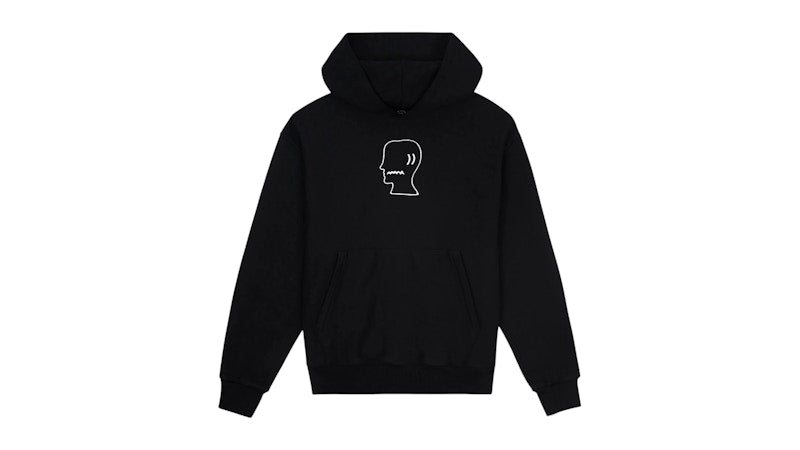 Brain Dead Logohead Hoodie Black