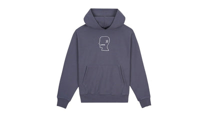 Brain Dead Logohead Hoodie Slate