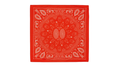 Brain Dead Logohead Paisley Bandana Burgundy