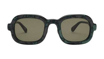 Brain Dead Newman Post Modern Primitive Eye Protection Sunglasses Green Pearl