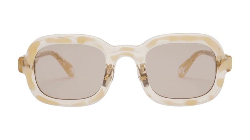 Brain Dead Newman Post Modern Primitive Eye Protection Sunglasses Milk Tortoise