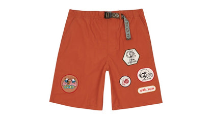 Brain Dead Nylon Baggy Climber Short Rust
