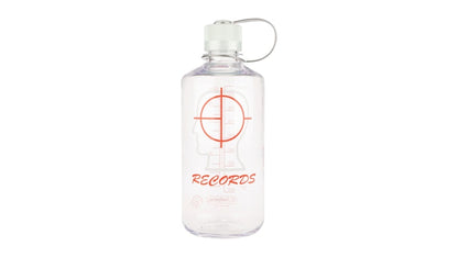 Brain Dead Records 32oz Narrow Mouth Nalgene Water Bottle Clear/Grey