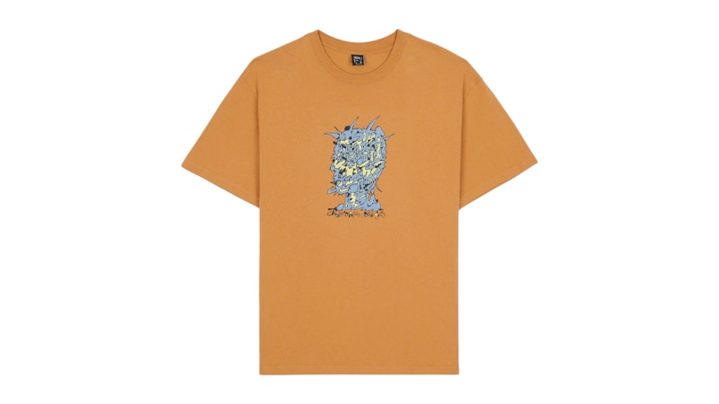 Brain Dead Scrambled Head T-Shirt Cumin