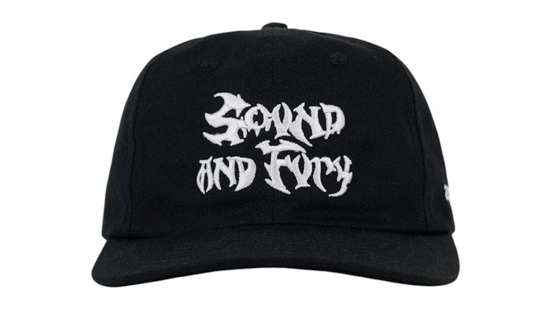 Brain Dead Sound & Fury 2025 6 Panel Hat Black