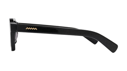 Brain Dead Staunton Post Modern Primitive Eye Protection Sunglasses Black Sparkle