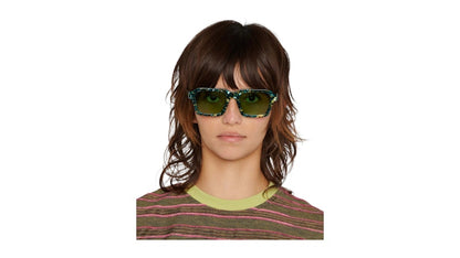 Brain Dead Staunton Post Modern Primitive Eye Protection Sunglasses Granite/Green