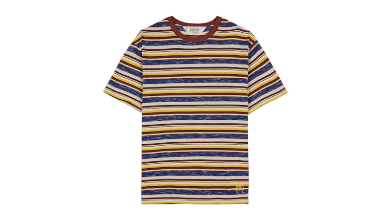 Brain Dead Toni Stripe T-Shirt Yellow/Multi