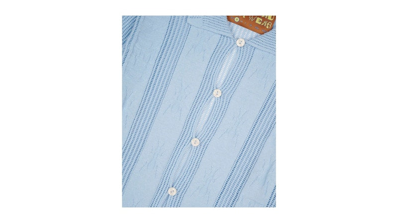 Brain Dead Translucent Doily Top Light Blue