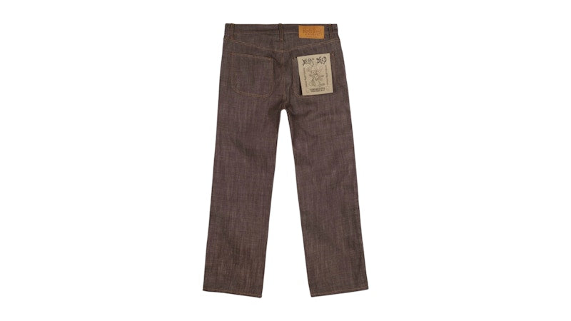 Brain Dead Type 00 14.5oz Selvedge Denim Pant Brown