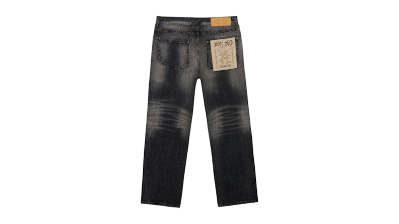 Brain Dead Type 00 14.5oz Selvedge Denim Pant Washed Black