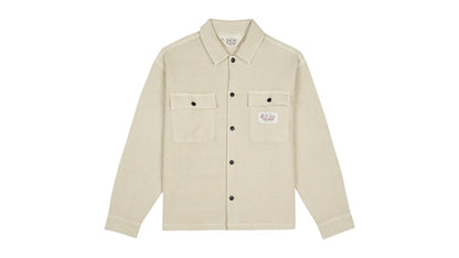Brain Dead Waffle Button Front Shirt Tan