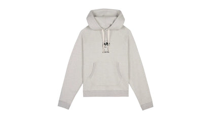 Brain Dead x A.P.C. Fleece Logo Head Raglan Hoodie Oatmeal