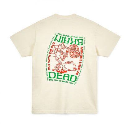 Brain Dead x Dover Street Market Year of the Rat T-shirt Natural
