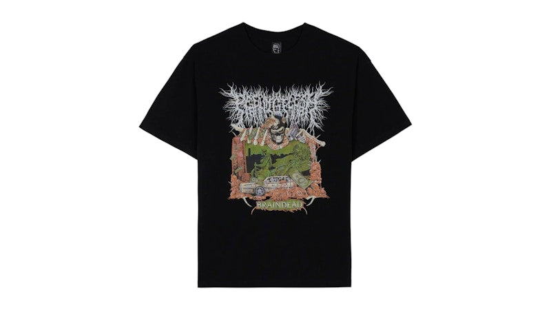 Brain Dead x Peeling Flesh Sound & Fury 2025 T-Shirt Black
