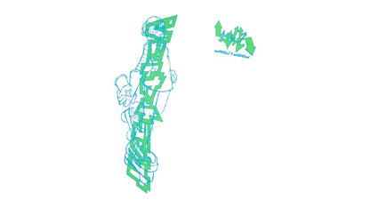 Brain Dead x Sega: Jet Set Radio T-Shirt White