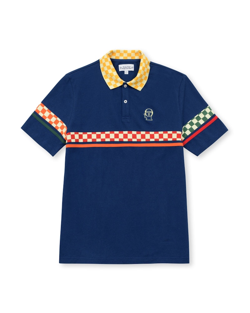Brain Dead x Sergio Tacchini Polo BD Navy