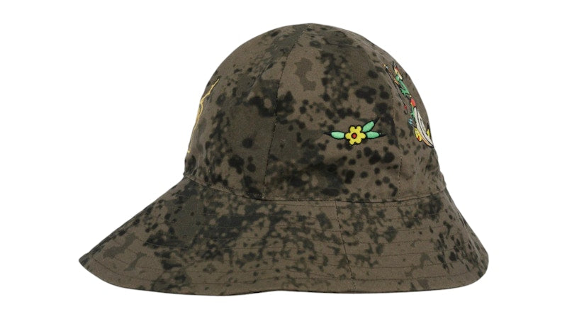 Brain Dead x South2 West8 Fishing Bucket Hat Grey