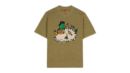 Brain Dead x South2 West8 Short Sleeve Sweater Moss