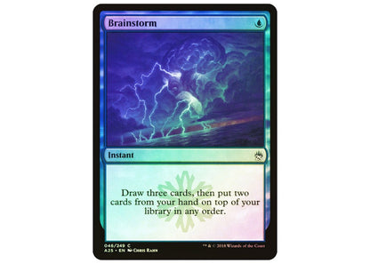Brainstorm (Foil) Magic: The Gathering TCG Masters 25 Common #46 (Ungraded)
