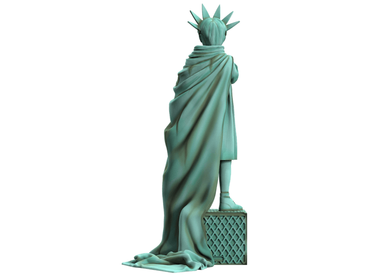 Brandalised Mighty Jaxx Liberty Girl Freedom Edition Figure