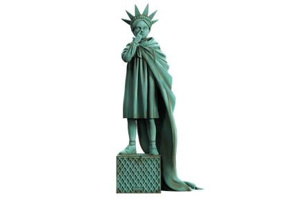 Brandalised Mighty Jaxx Liberty Girl Freedom Edition Figure