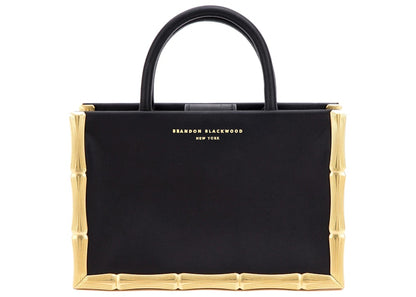 Brandon Blackwood Bamboo B Tote Bag Black