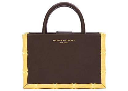 Brandon Blackwood Bamboo B Tote Brown