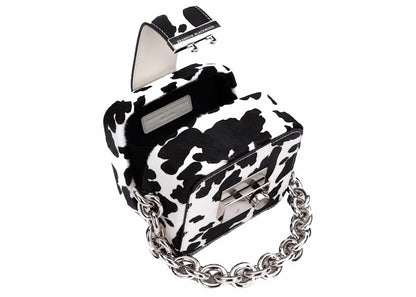 Brandon Blackwood Caro Buckle Bag Cow Print Ponyhair