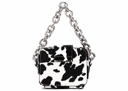 Brandon Blackwood Caro Buckle Bag Cow Print Ponyhair