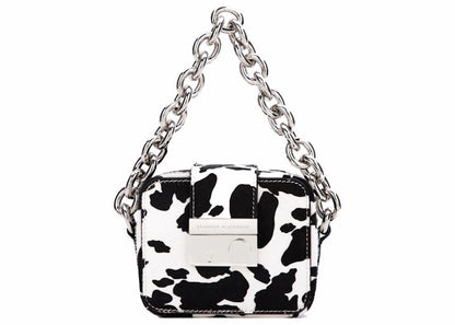 Brandon Blackwood Caro Buckle Bag Cow Print Ponyhair