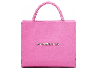 Brandon Blackwood "End Systemic Racism" ESR Tote Canvas Pink