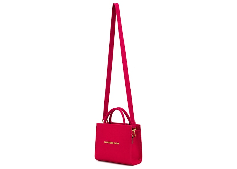 Brandon Blackwood "End Systemic Racism" ESR Tote Canvas Red