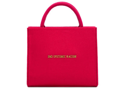 Brandon Blackwood "End Systemic Racism" ESR Tote Canvas Red