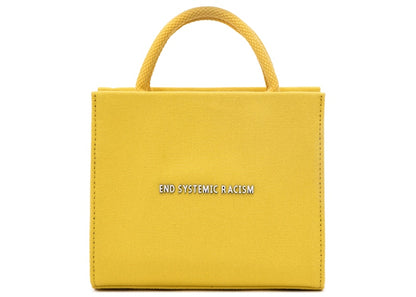 Brandon Blackwood "End Systemic Racism" ESR Tote Canvas Yellow