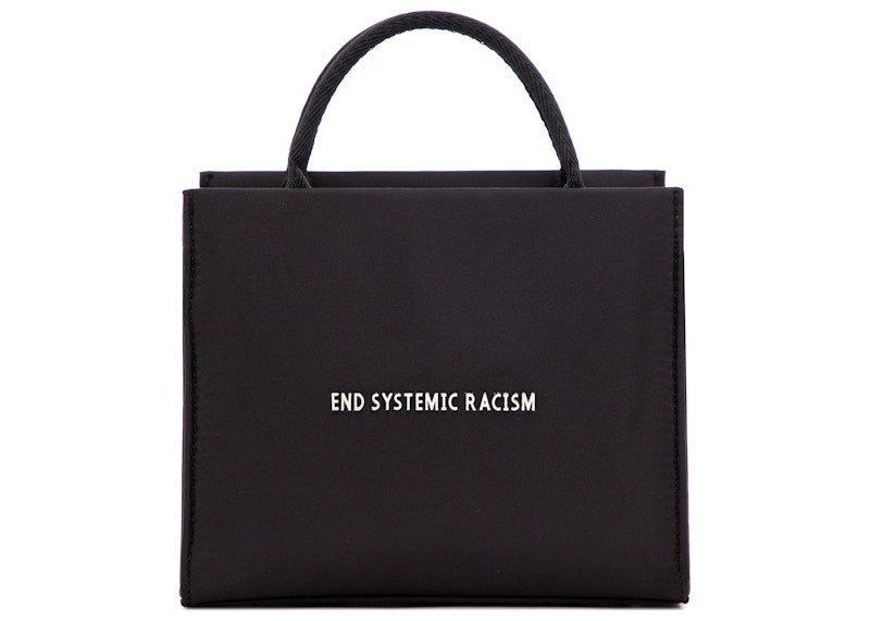 Brandon Blackwood "End Systemic Racism" ESR Tote Satin Black