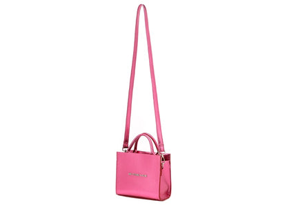 Brandon Blackwood "End Systemic Racism" ESR Tote Vegan Leather Metallic Pink