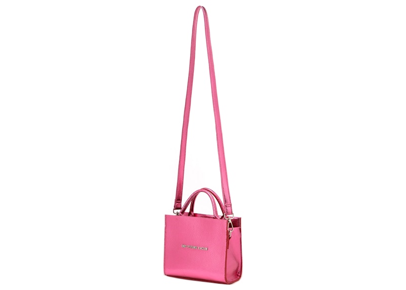 Brandon Blackwood "End Systemic Racism" ESR Tote Vegan Leather Metallic Pink