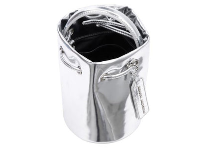 Brandon Blackwood Kamal Bucket Bag Chrome Mirror
