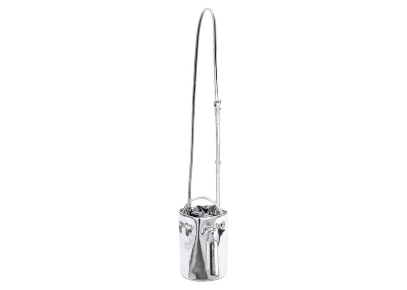 Brandon Blackwood Kamal Bucket Bag Chrome Mirror