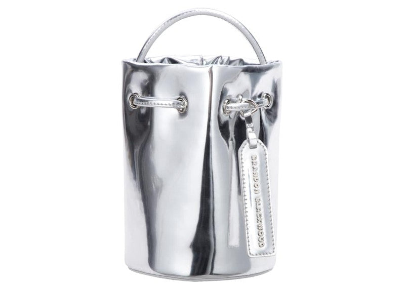 Brandon Blackwood Kamal Bucket Bag Chrome Mirror