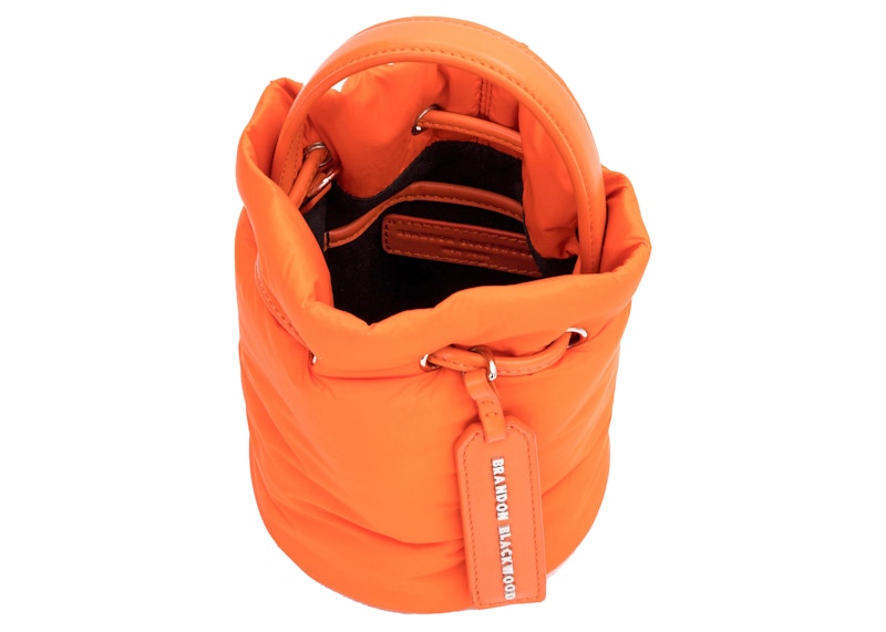 Brandon Blackwood Kamal Bucket Bag Puffer Burnt Orange